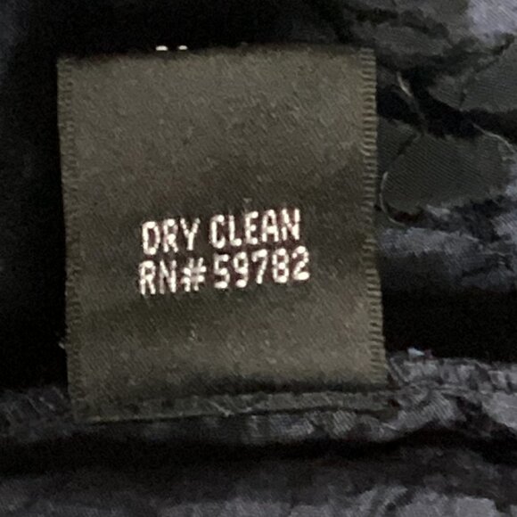 Adrianna Papell Fit and Flare Elegant Cocktail/Party Dress Sz 8 Navy Blue 211B - Picture 11 of 11